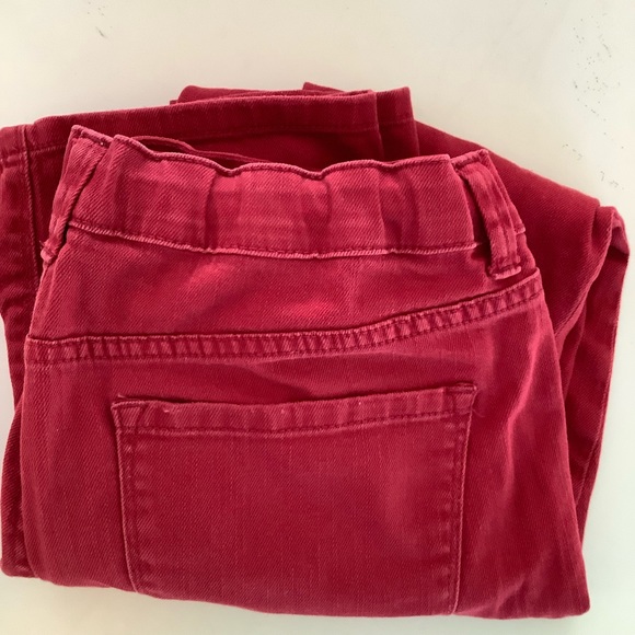 St. John’s Bay red denim capri pants size 6 midrise - Picture 2 of 5